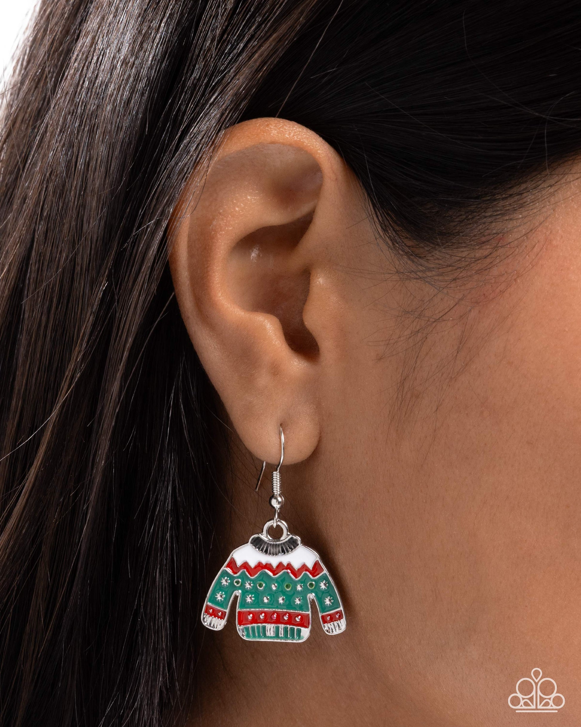 Sweater Season - Paparazzi Earring Image