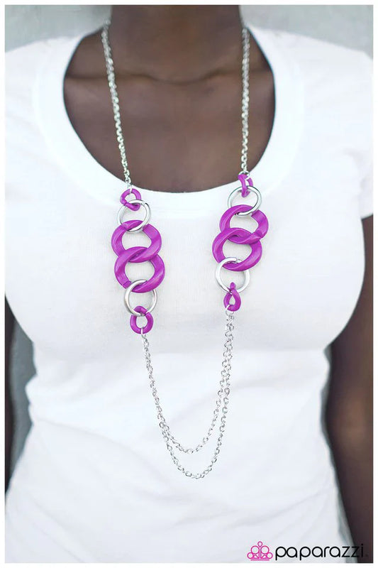 Paparazzi Necklace ~ Making Dreams Come True - Purple