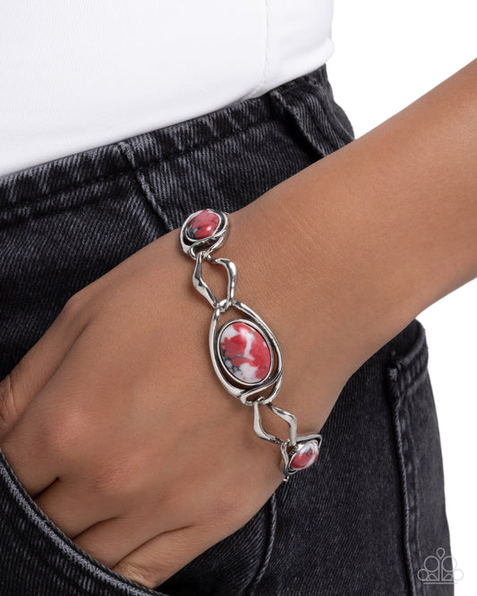 Santa Fe Superstar - Red - Paparazzi Bracelet Image