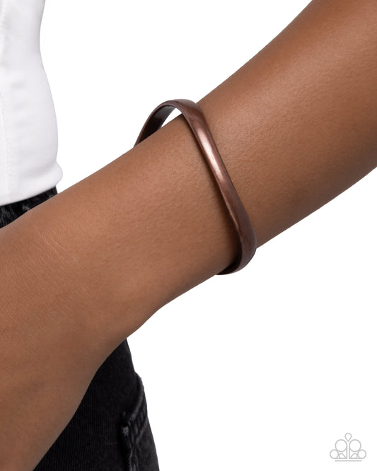 Simply Summative - Copper - Paparazzi Bracelet Image