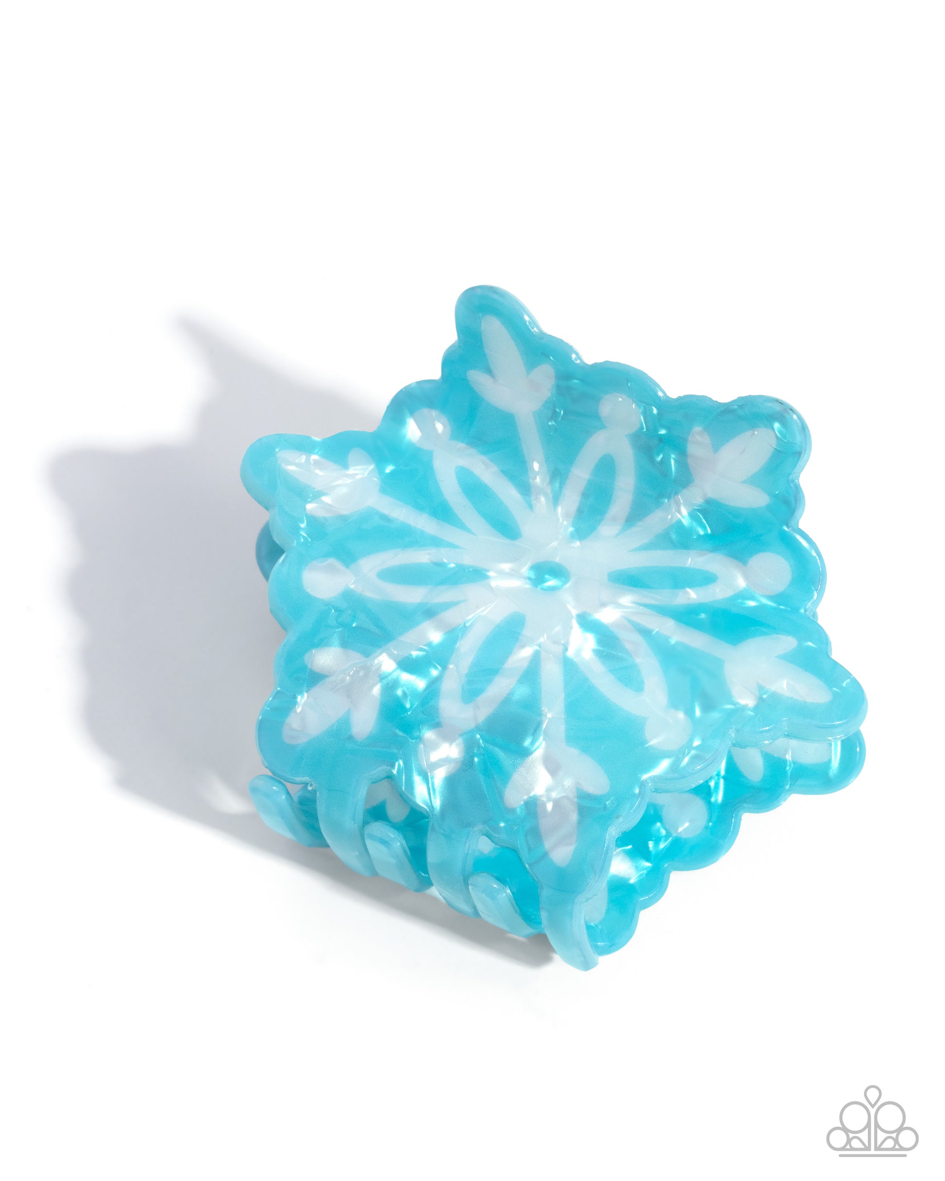Snowflake Sparkle - Blue - Paparazzi Hair Accessories Image