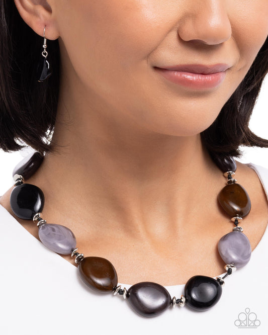 Innocent Improv - Black - Paparazzi Necklace Image