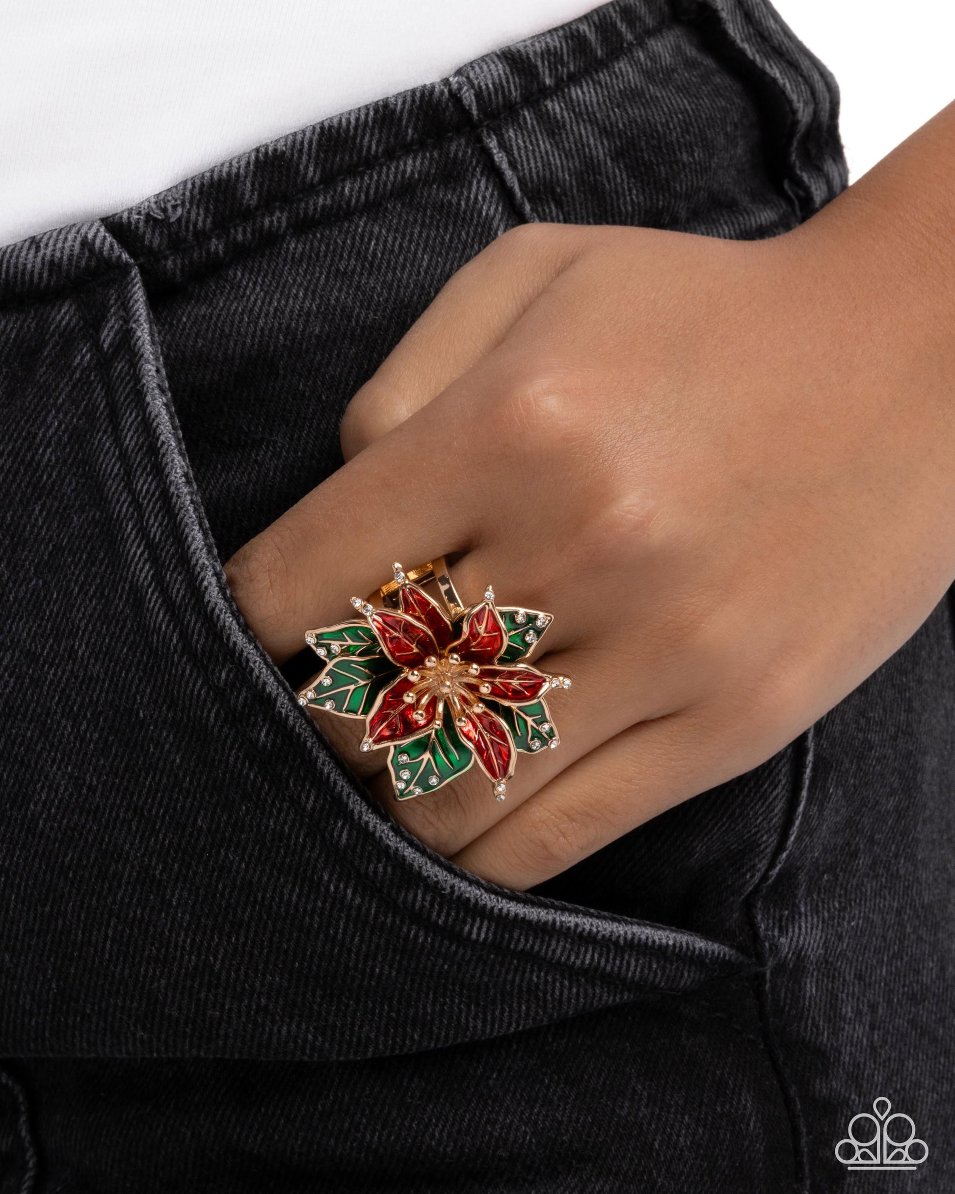 Poinsettia Promise - Paparazzi Ring Image
