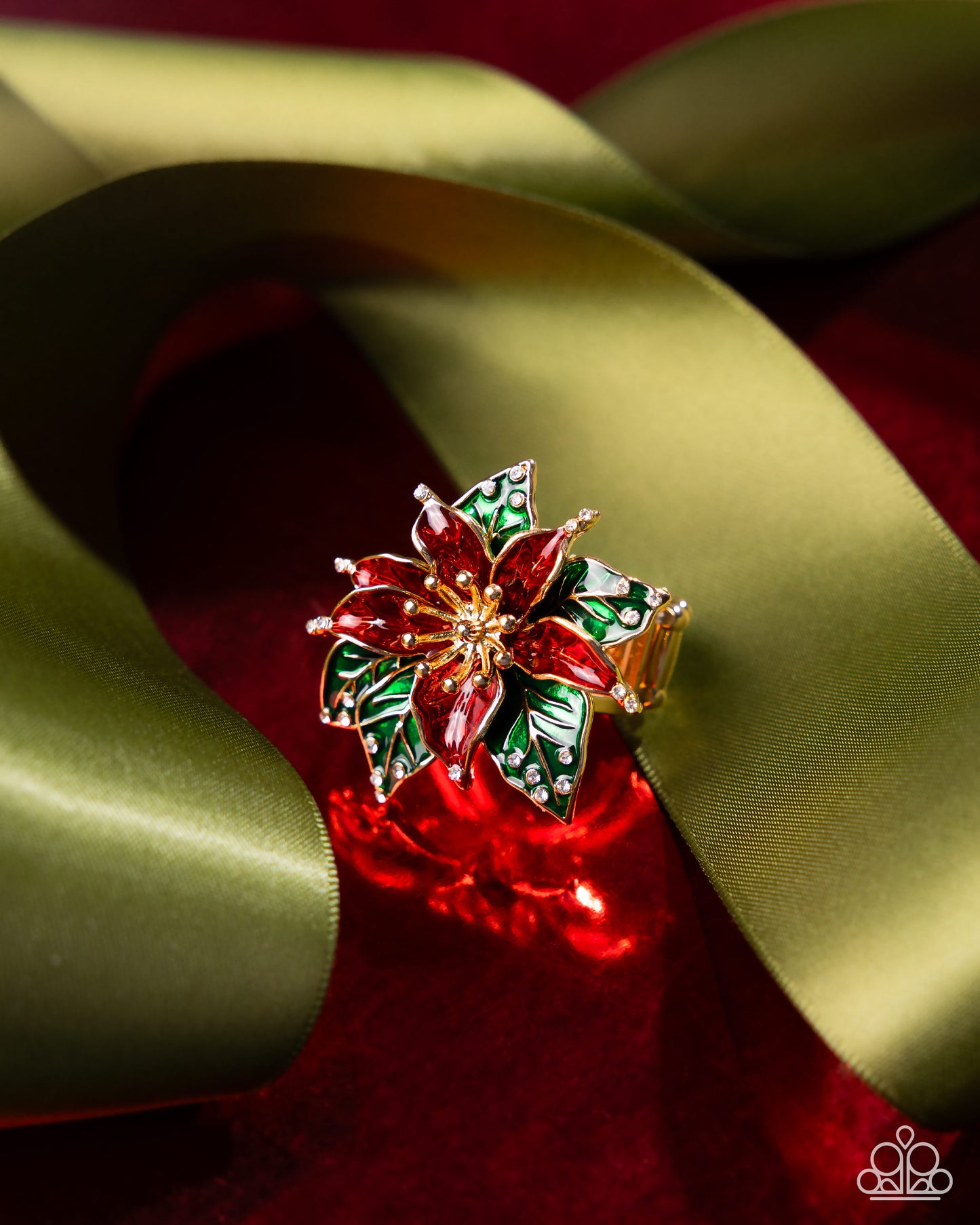 Poinsettia Promise - Paparazzi Ring Image