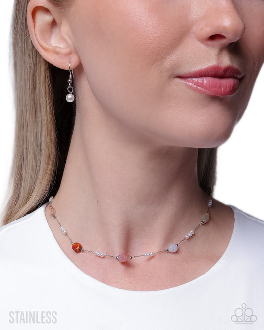 Surreal Sunset - Brown - Paparazzi Necklace Image