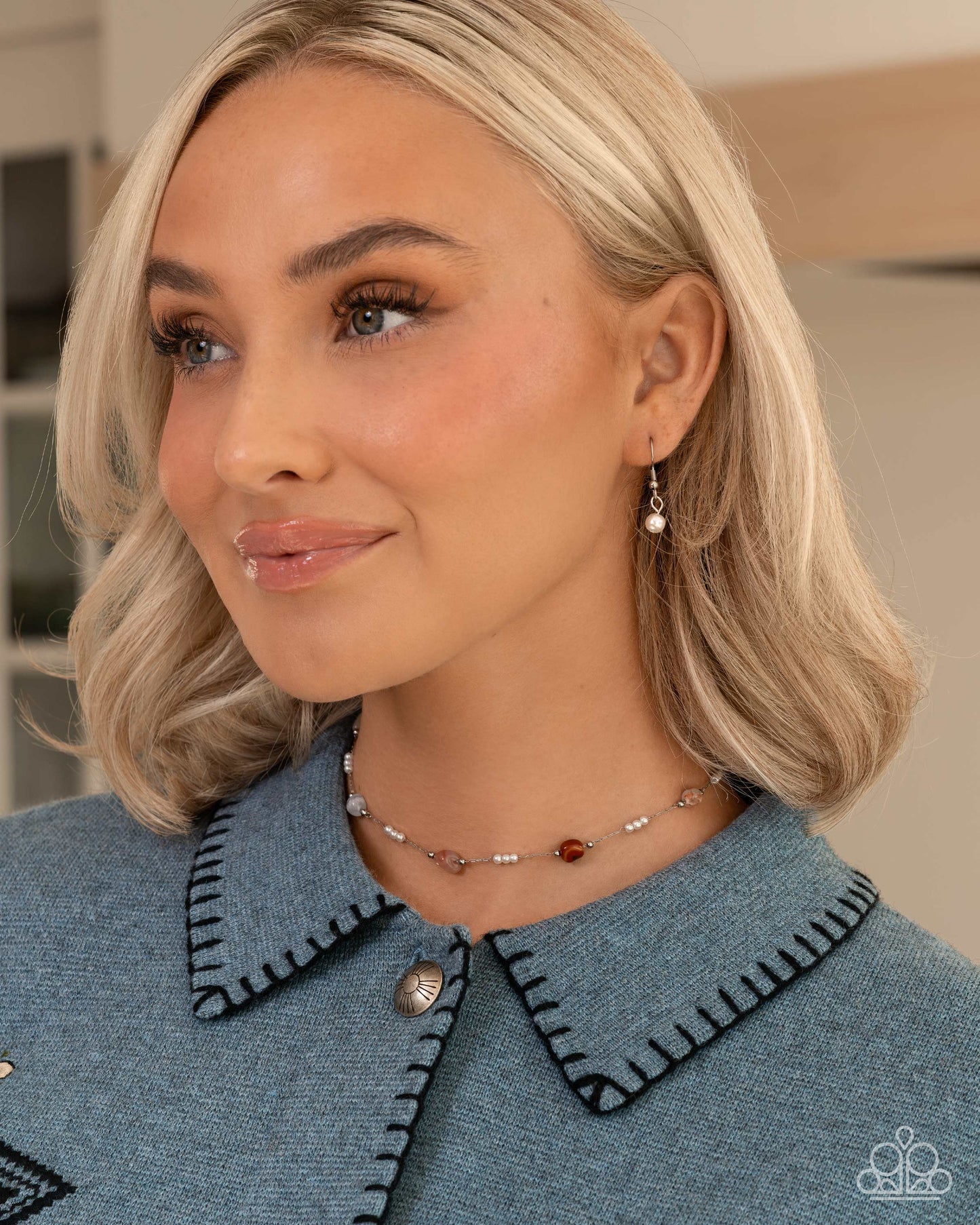 Surreal Sunset - Brown - Paparazzi Necklace Image