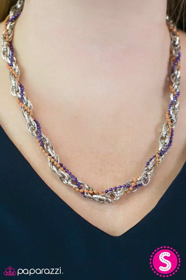 Paparazzi Necklace ~ Time To Celebrate! - Purple