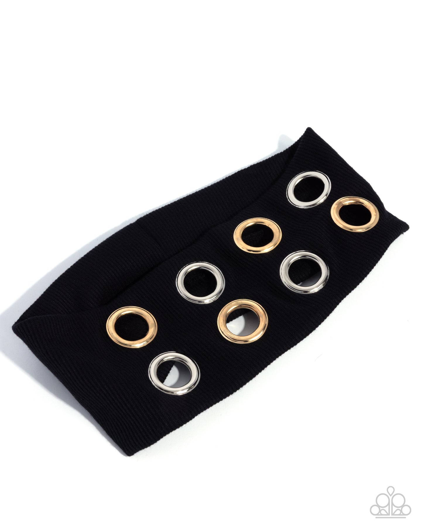 Glitzy Grommets - Black - Paparazzi Product Image