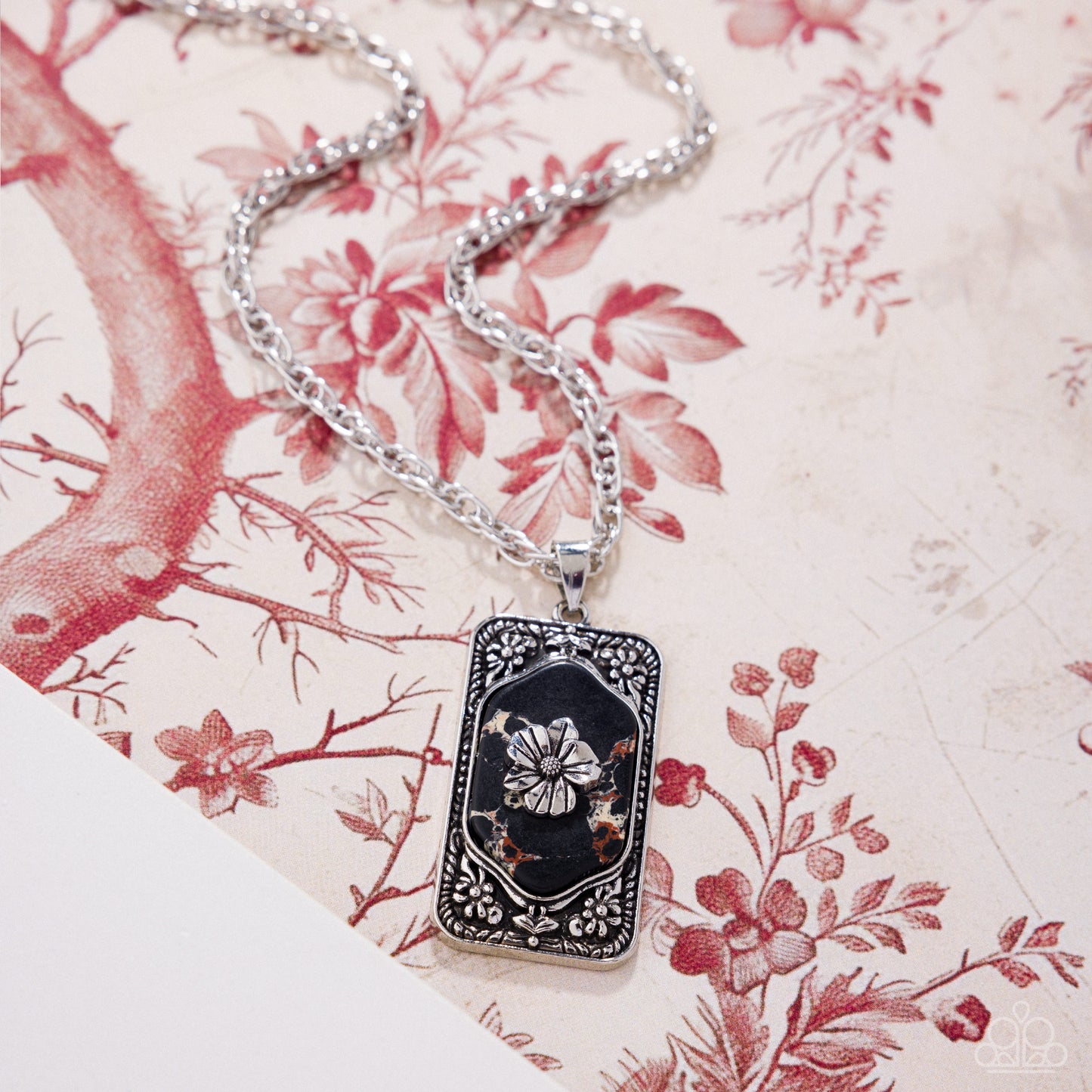 Antiqued Advance - Black - Paparazzi Necklace Image