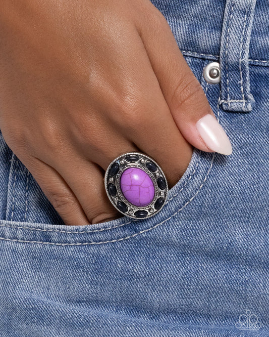 Sublime Santa Fe - Purple - Paparazzi Ring Image