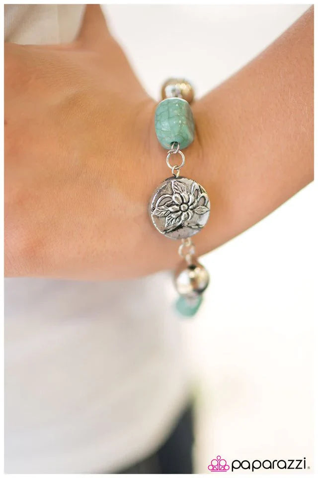 Paparazzi Bracelet ~ Easter Island - Blue