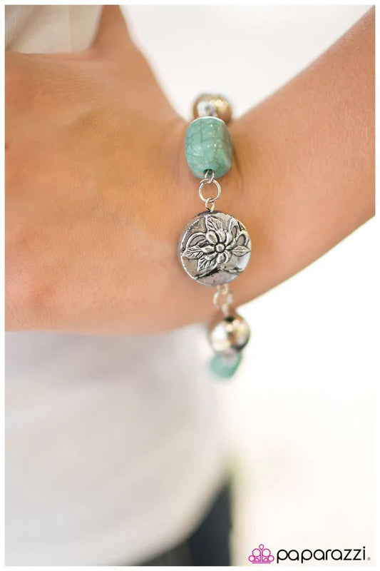 Paparazzi Bracelet ~ Easter Island - Blue