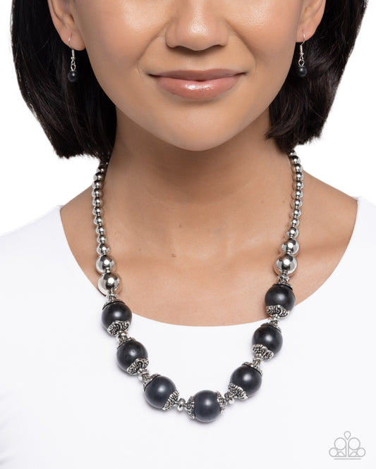 Earthy Filter - Black - Paparazzi Necklace Image