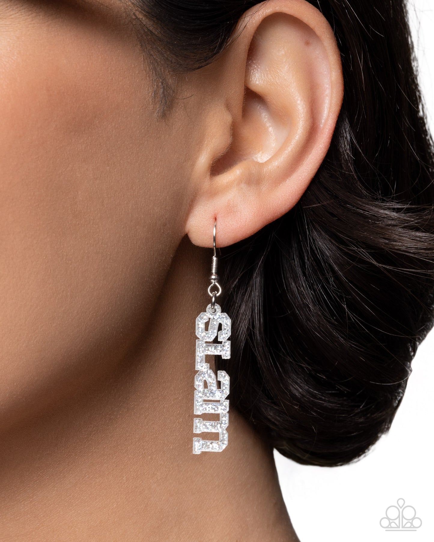 Slam Dunk Statement - Paparazzi Earring Image