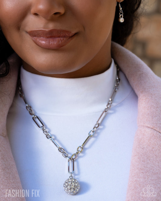 Independent Ideology - White - Paparazzi Necklace Image