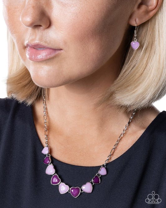 Unrequited Affection - Purple - Paparazzi Necklace Image
