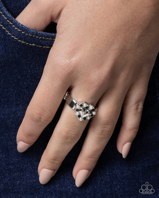 Polished Patron - Green - Paparazzi Ring Image