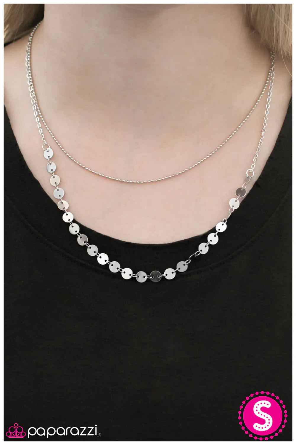 Paparazzi Necklace ~ Figaro - Silver