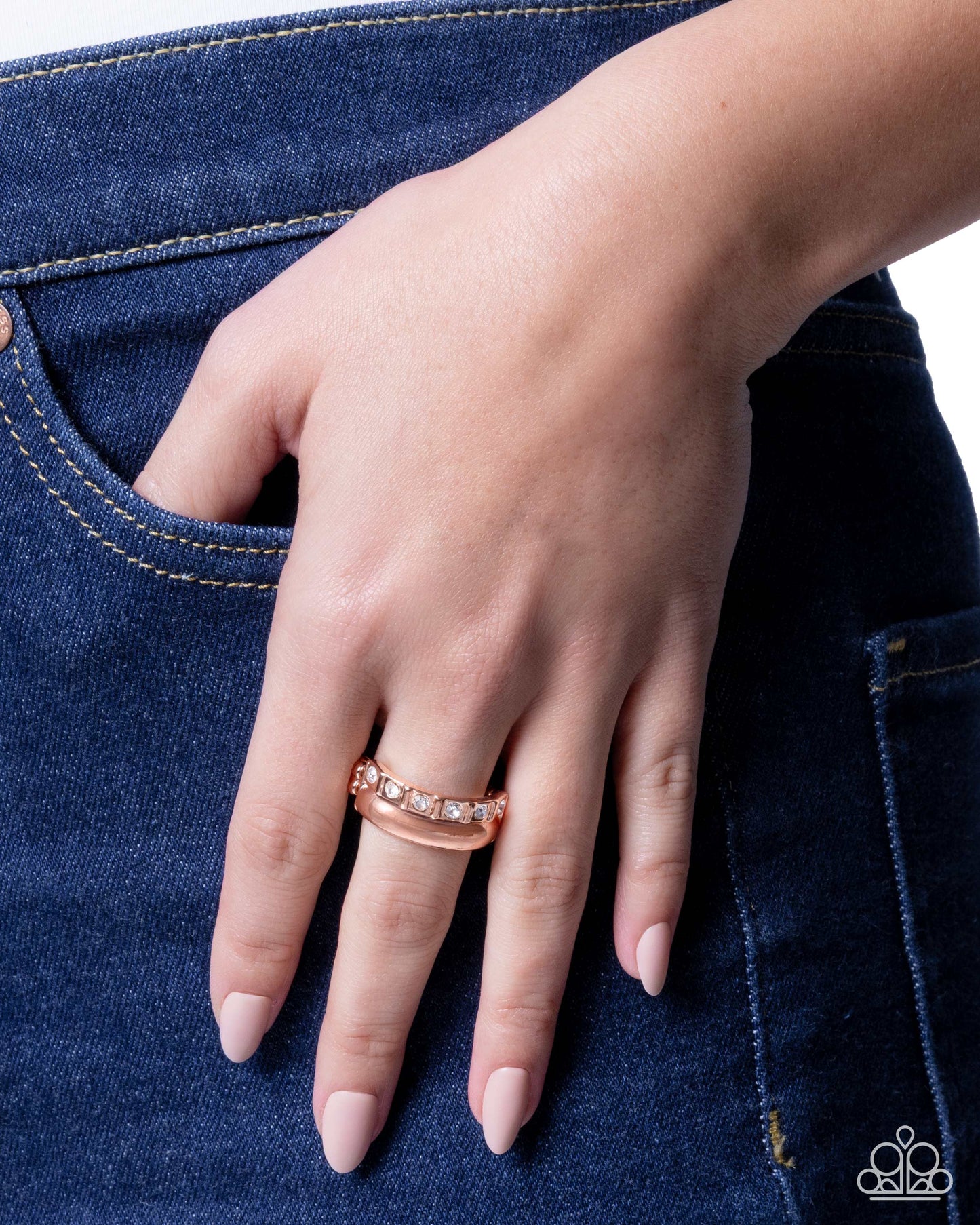 Shimmer Squared - Paparazzi Ring Image