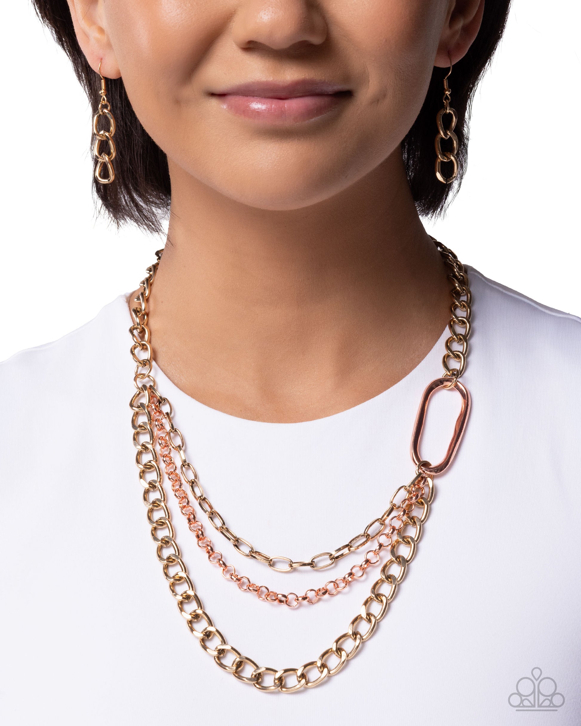 Reflective Renegade - Paparazzi Necklace Image