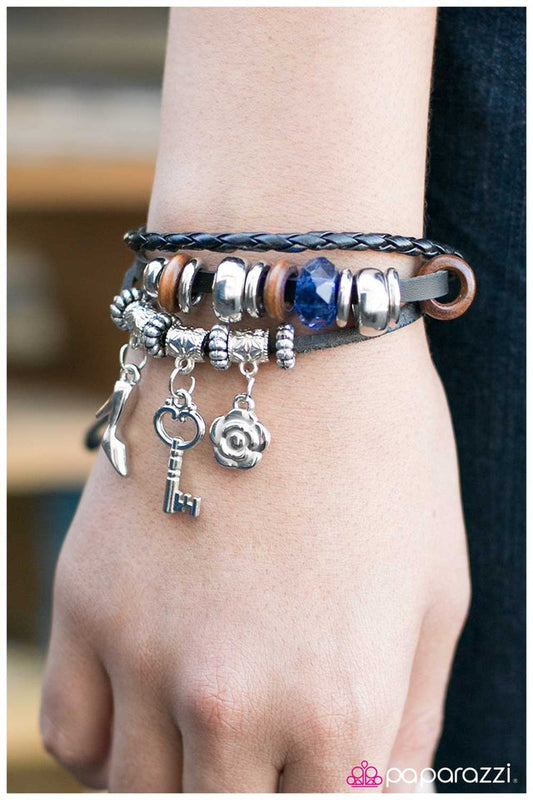 Paparazzi Bracelet ~ Keepin It Low Key - Black