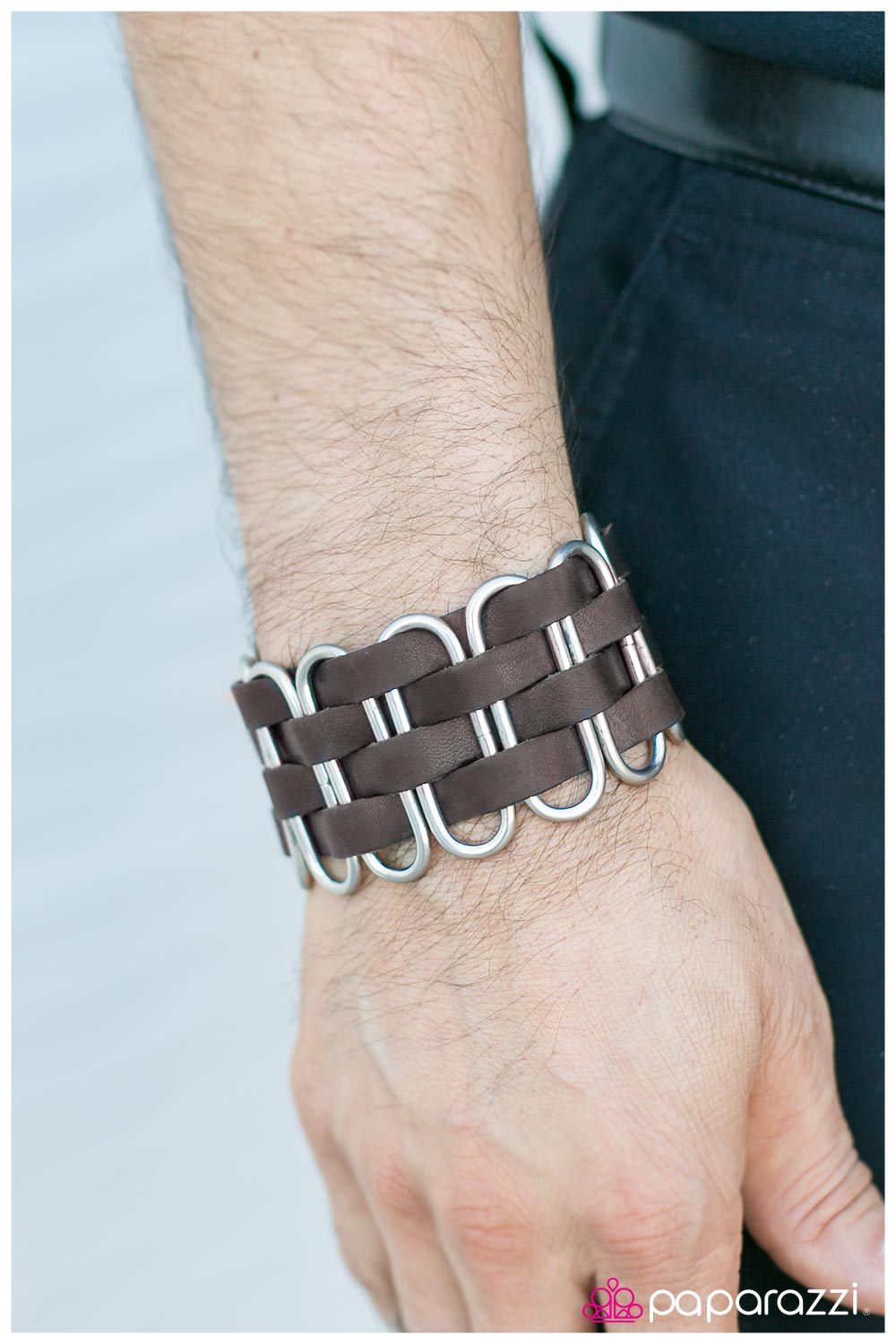 Paparazzi Bracelet ~ Weave Between the Lines - Brown