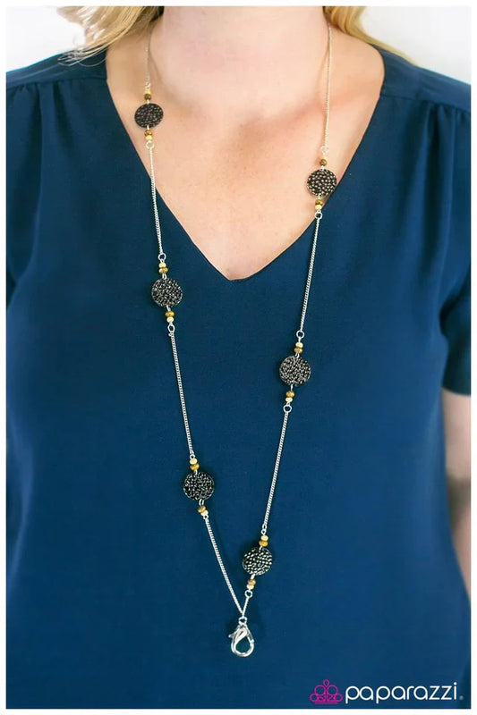 Paparazzi Necklace ~ The Impressionist - Black