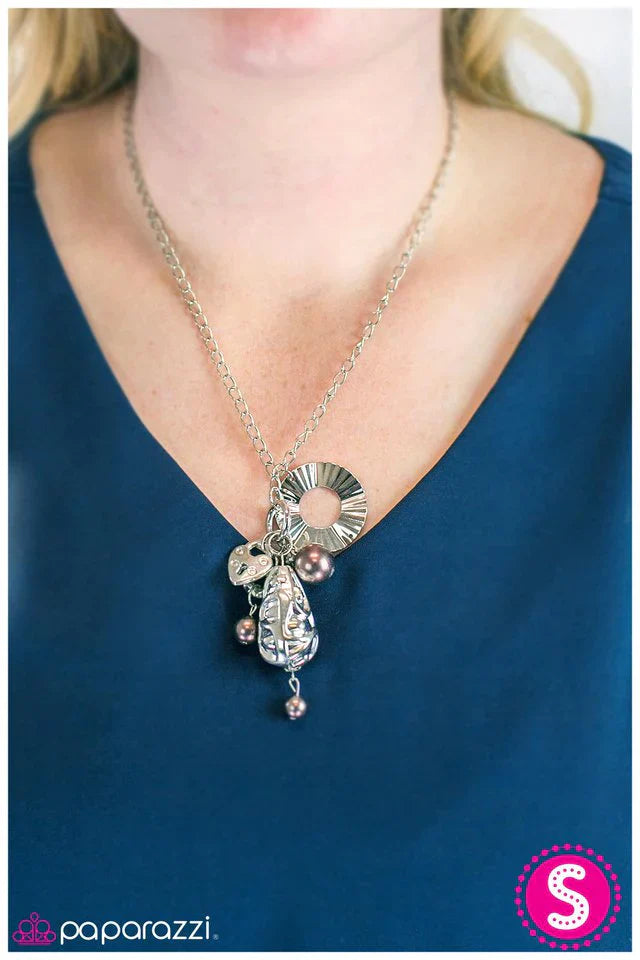 Paparazzi Necklace ~ All In Good Cheer - Brown