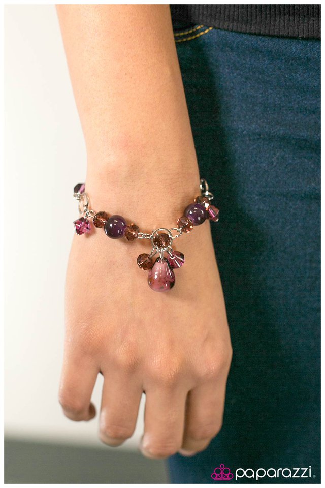 Paparazzi Bracelet ~ Kaleidoscopic - Purple