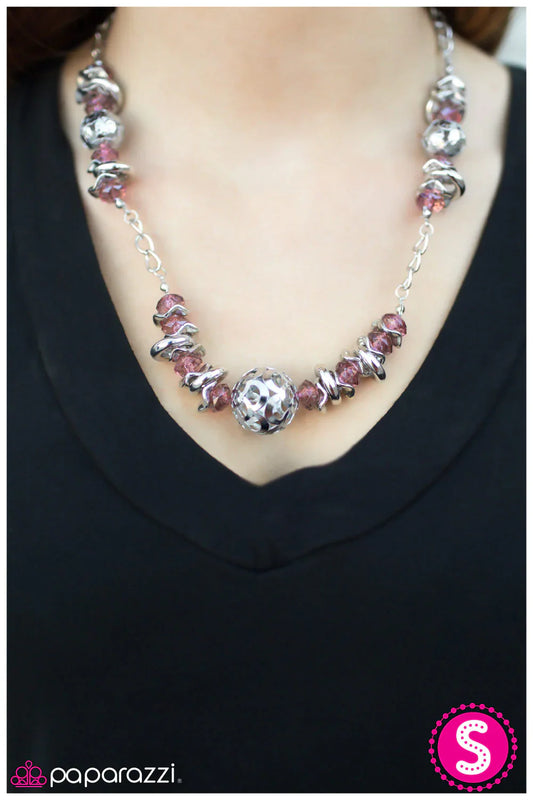 Paparazzi Necklace ~ Rant and Rave - Pink
