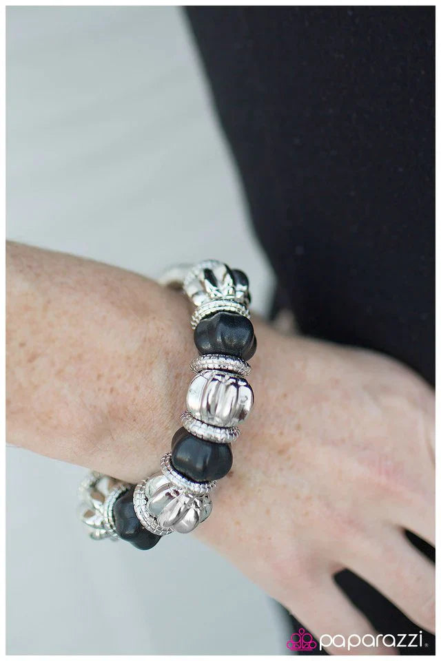 Paparazzi Bracelet ~ Roll Up Your Sleeves - Black