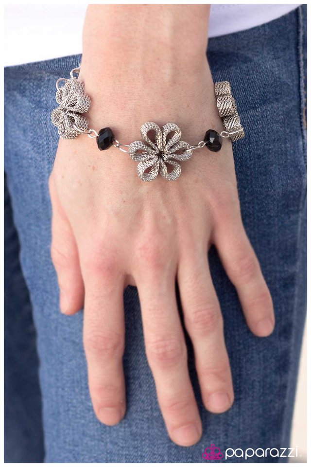 Paparazzi Bracelet ~ Peace Be With You - Black