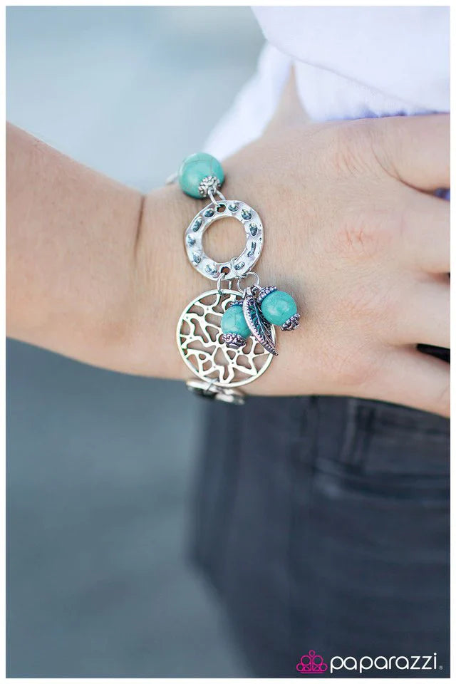 Paparazzi Bracelet ~ Country Girl - Blue