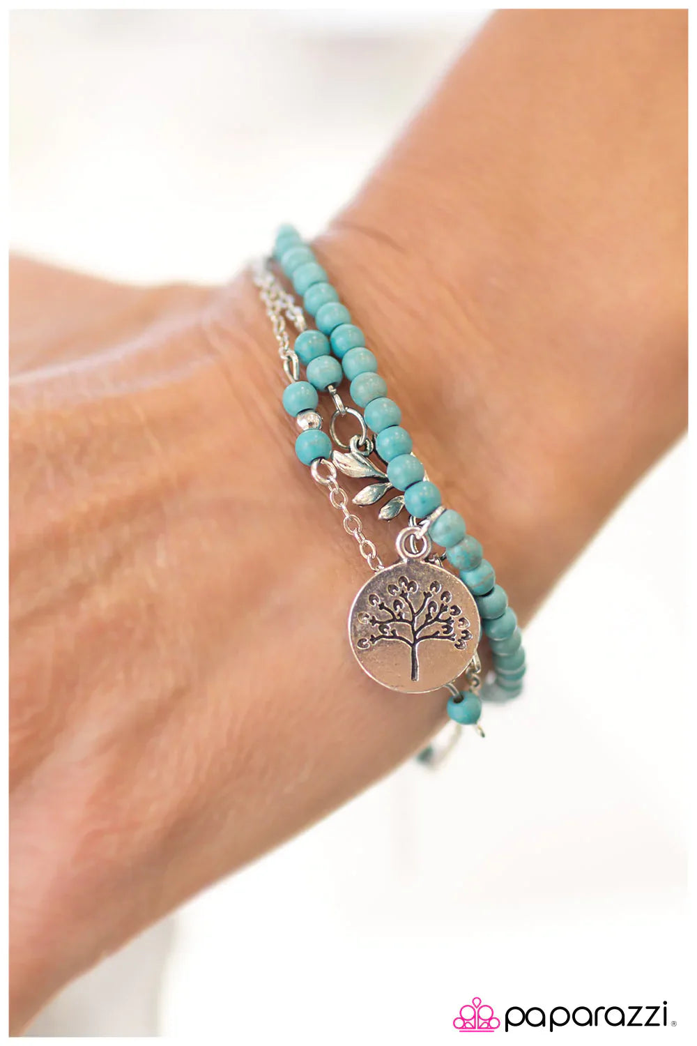 Paparazzi Bracelet ~ Barking Up The Wrong Tree - Blue