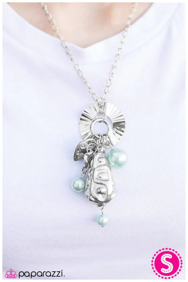 Paparazzi Necklace ~ All In Good Cheer - Blue