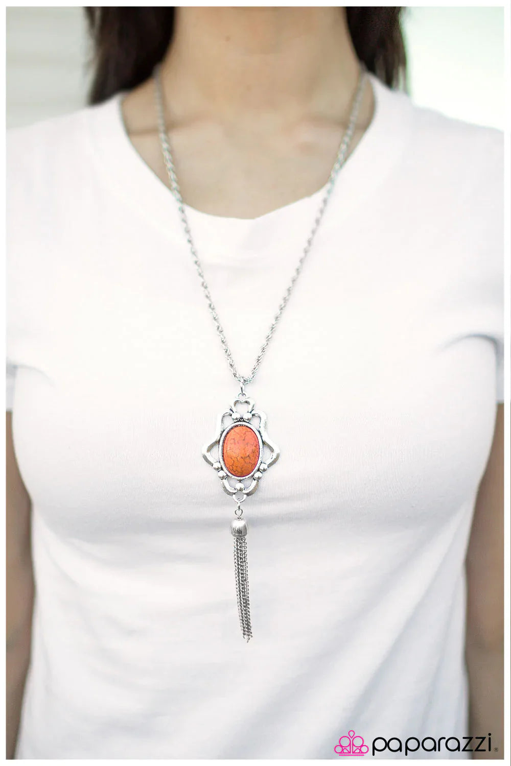 Paparazzi Necklace ~ Southern Living  - Orange