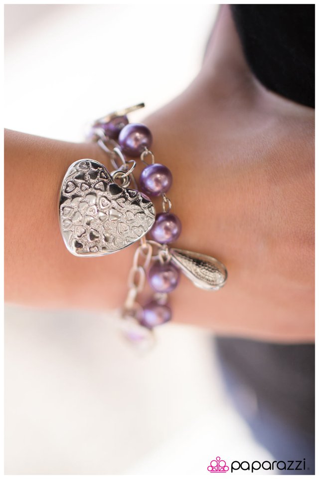 Paparazzi Bracelet ~ Goodness Gracious - Purple