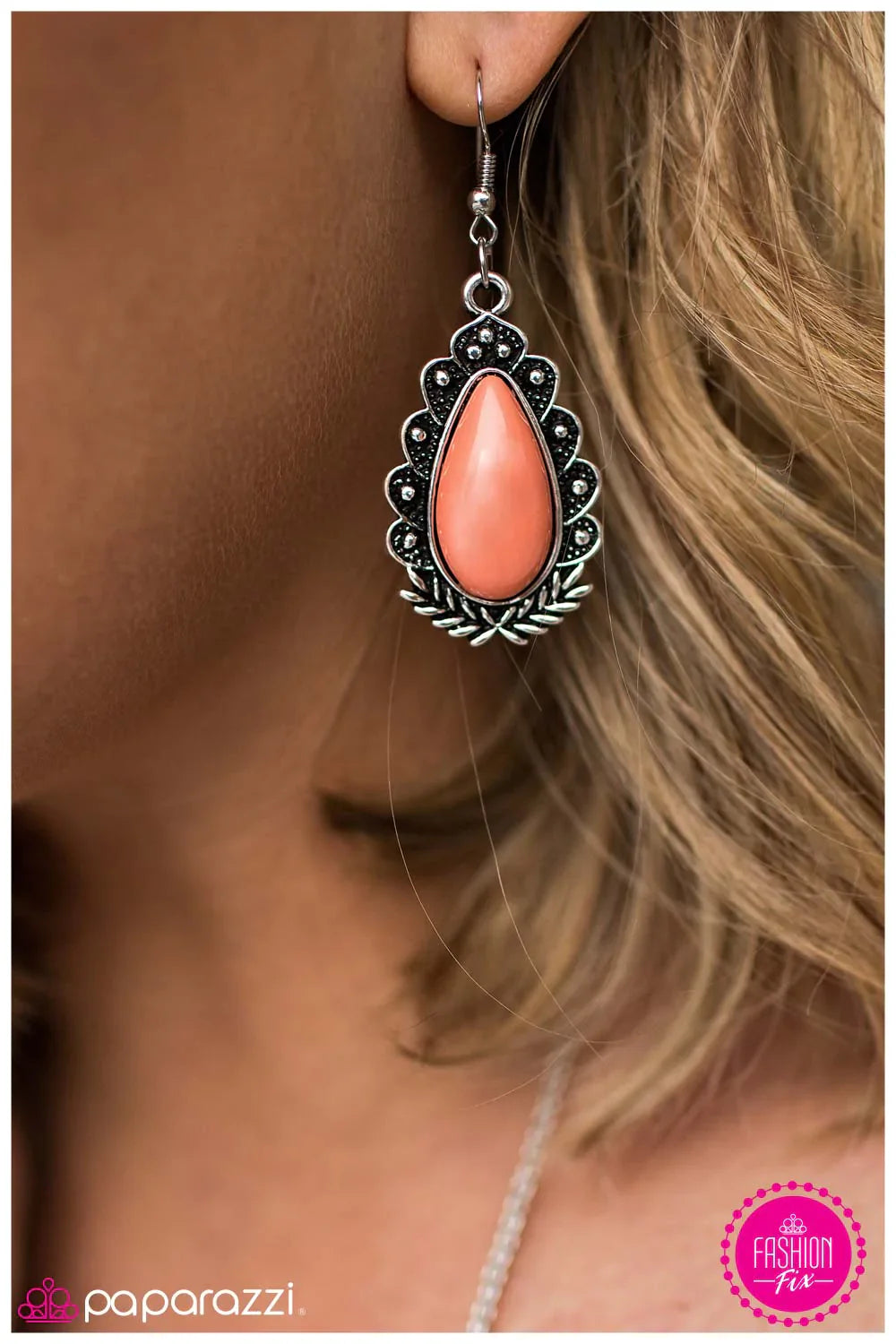 Paparazzi Earring ~ Living Like Royalty - Orange