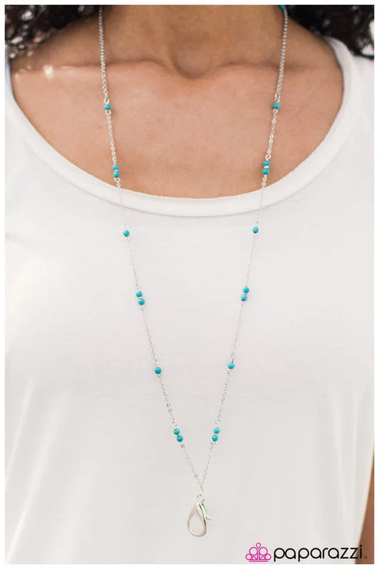 Paparazzi Necklace ~ Desert Oasis - Blue