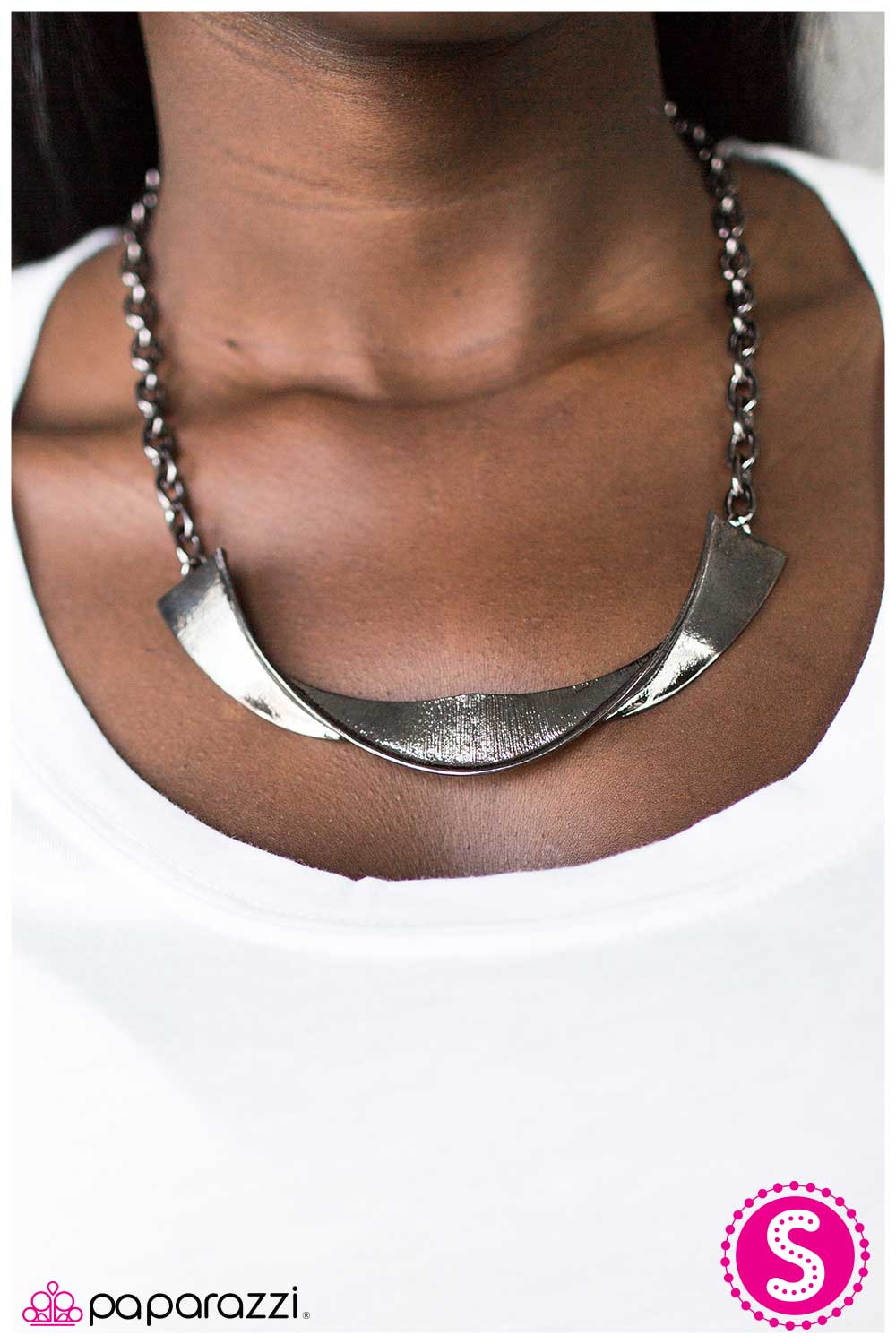 Paparazzi Necklace ~ Nothing Else METALS  - Black