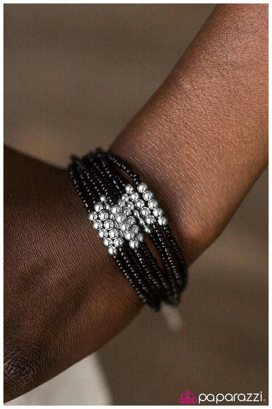 Paparazzi Bracelet ~ You BEAD Me To It! - Black