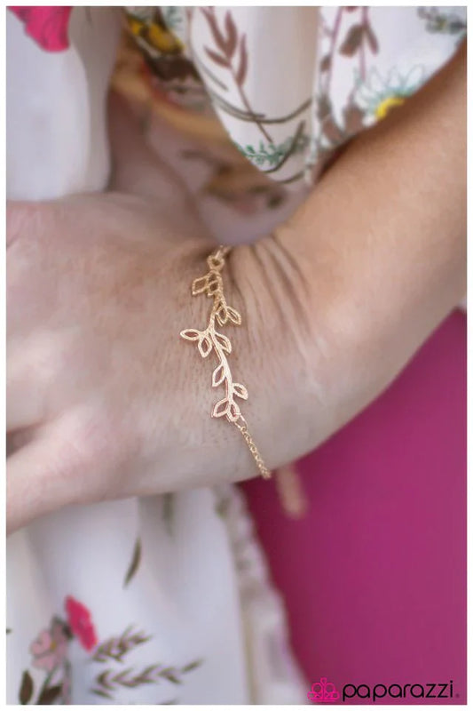 Paparazzi Bracelet ~ Timber! - Gold