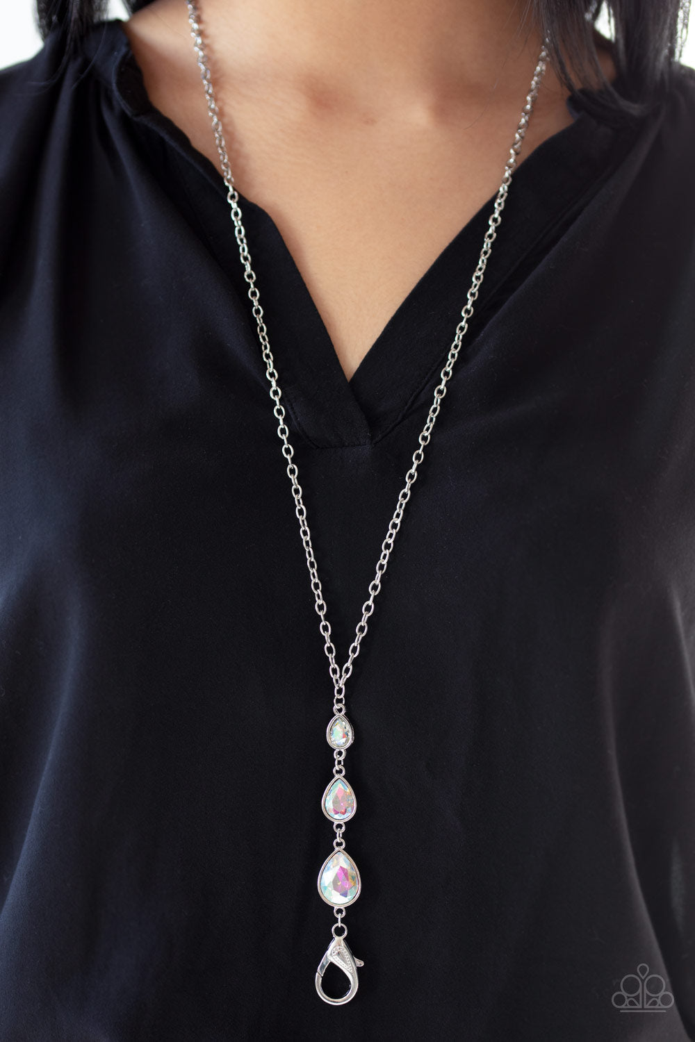 Paparazzi Necklace Lanyard ~ Dont Mind If I DEW - Multi