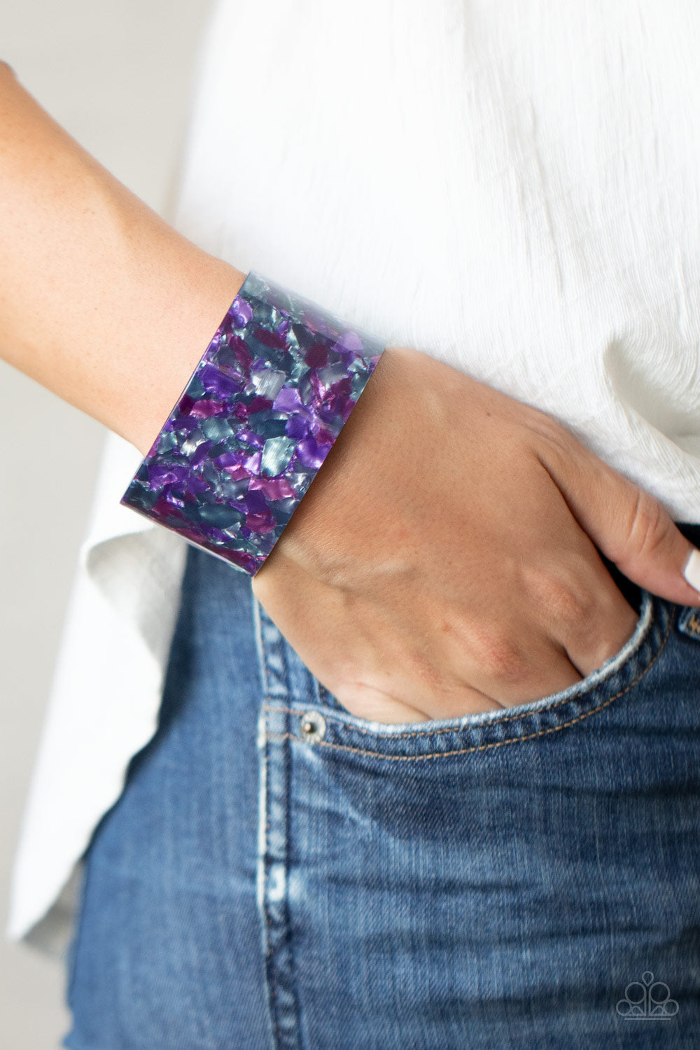 Paparazzi Bracelet ~ Freestyle Fashion - Purple