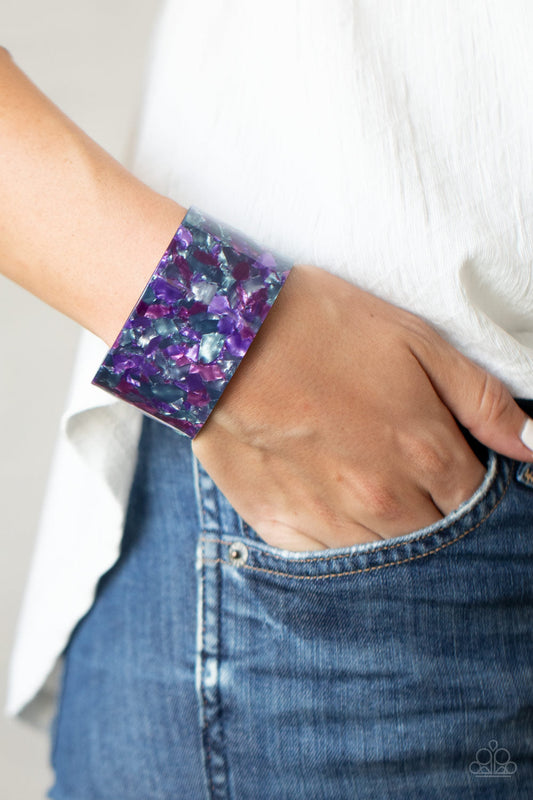 Paparazzi Bracelet ~ Freestyle Fashion - Purple