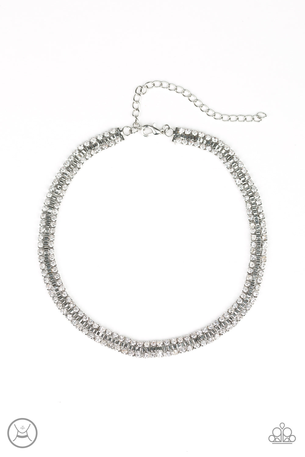 Paparazzi Necklace ~ Full Of Hot HEIR - White