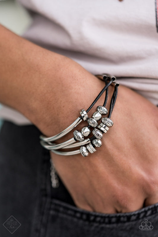 Paparazzi Bracelet Fashion Fix April 2021 ~ We Aim To Please - Black