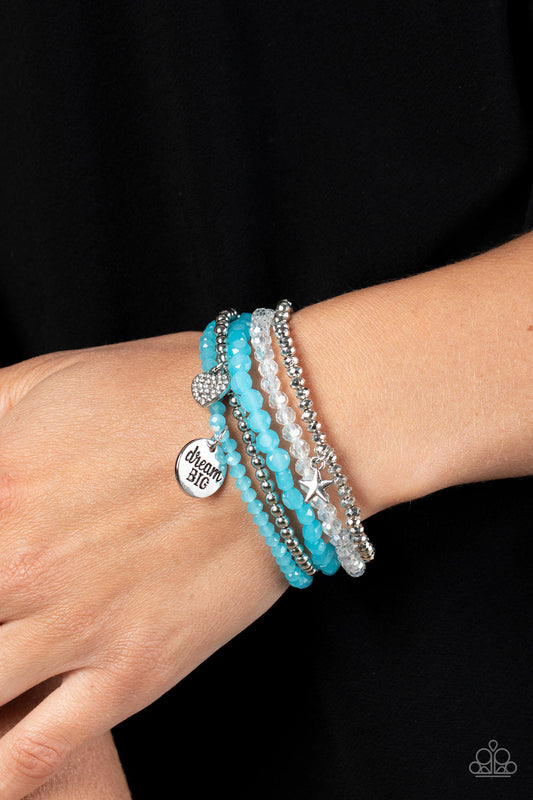 Paparazzi Bracelet ~ Teenage DREAMER - Blue