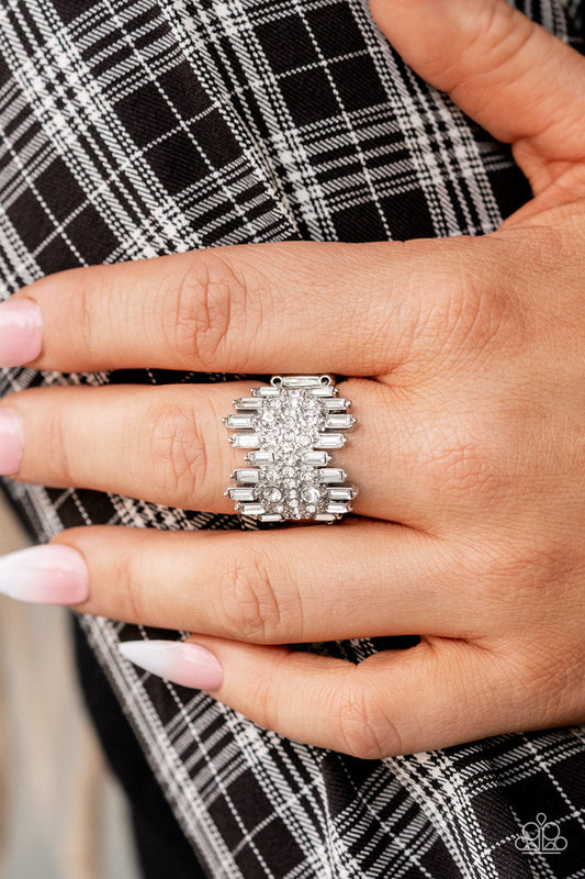 Paparazzi Ring ~ Urban Empire - White