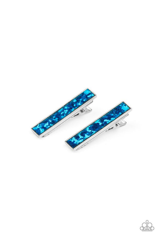 ​For All The World To SEQUIN - Blue - Paparazzi Hair Accessories Image